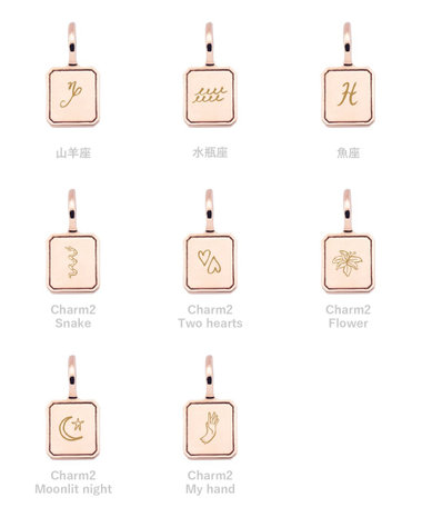 【受注生産】[シグネチャー] K18RBG シグネットチャーム/ Octagon