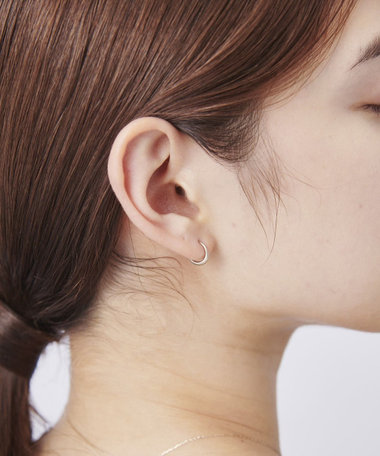 K18RBG トーン フープピアス