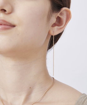 K18RBG トーン チェーン ロングピアス（307009） ｜ women（ウィメンズ） ｜ ete／ete bijoux | エテ／エテビジュー  公式サイト