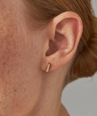 ete SV925 ダイヤモンド K18RBG SV925 ダイヤモンド バー ピアス（307033） ｜ women