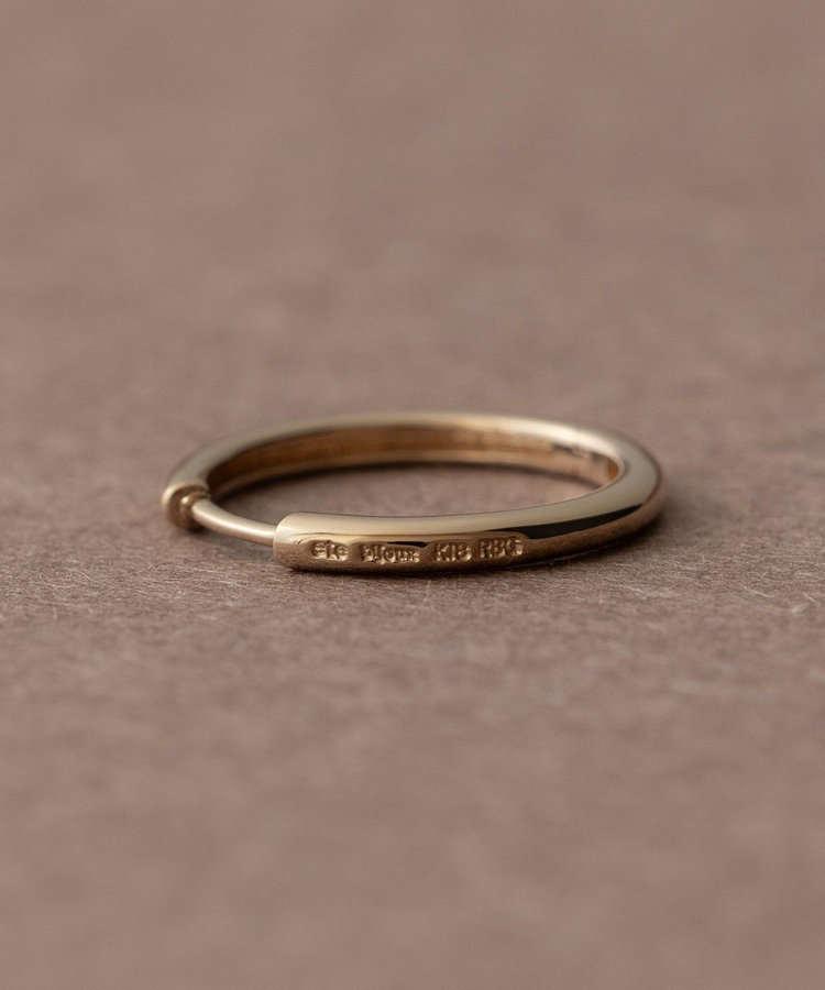 K18RBG トーン フープピアス（ピアス（両耳用））｜ete bijoux
