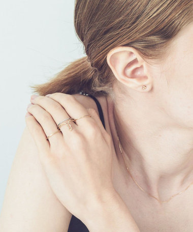 PT900 スキニー ダイヤモンド リング