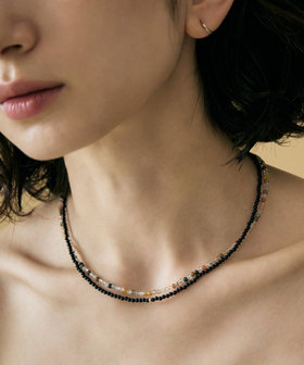 [ムード] K10YG ブラックカルセドニー ネックレス（706011） ｜ women（ウィメンズ） ｜ ete／ete bijoux |  エテ／エテビジュー 公式サイト