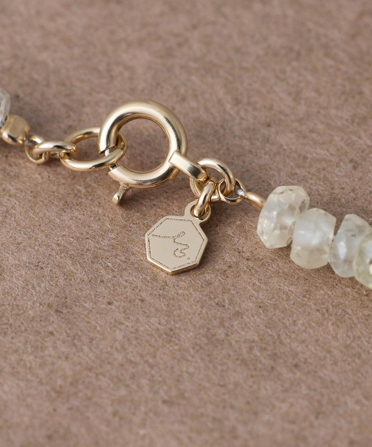 インナージャーニー] K10YG マルチジルコン ネックレス（706061