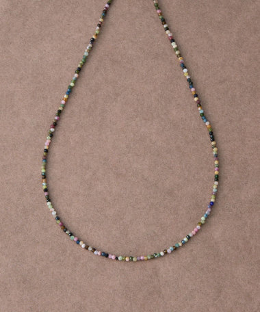 [インナージャーニー] K10YG マルチストーン チョーカー