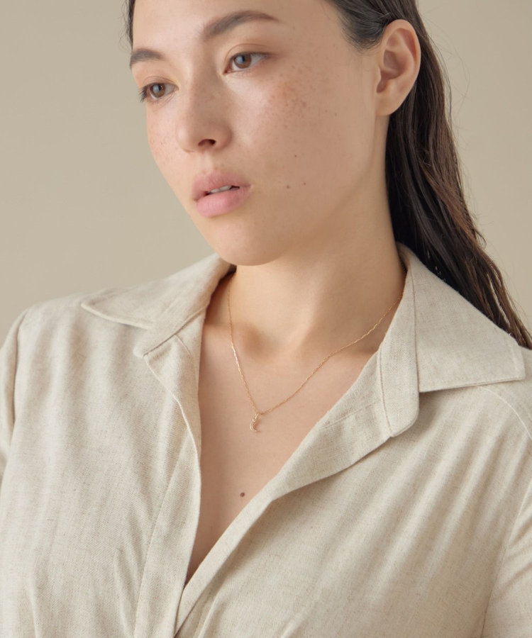 プレシャスシングス] K10YG チャーム /Moon（706073） ｜ women