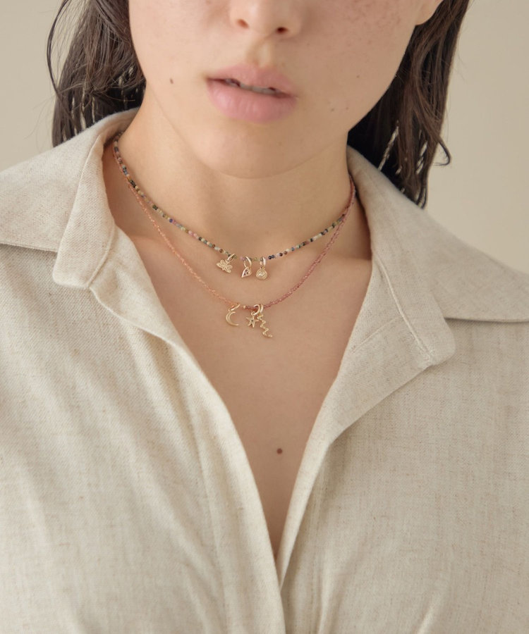 プレシャスシングス] K10YG チャーム /Moon（706073） ｜ women