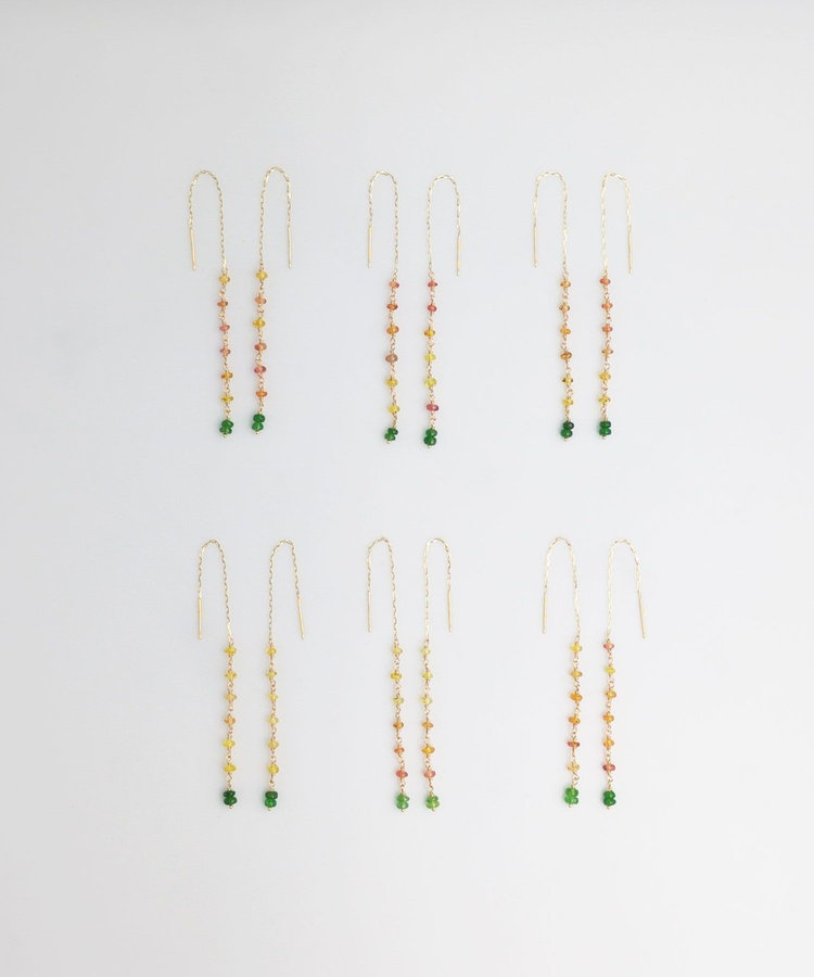 インナージャーニー] K10YG サファイア/グリーンガーネット