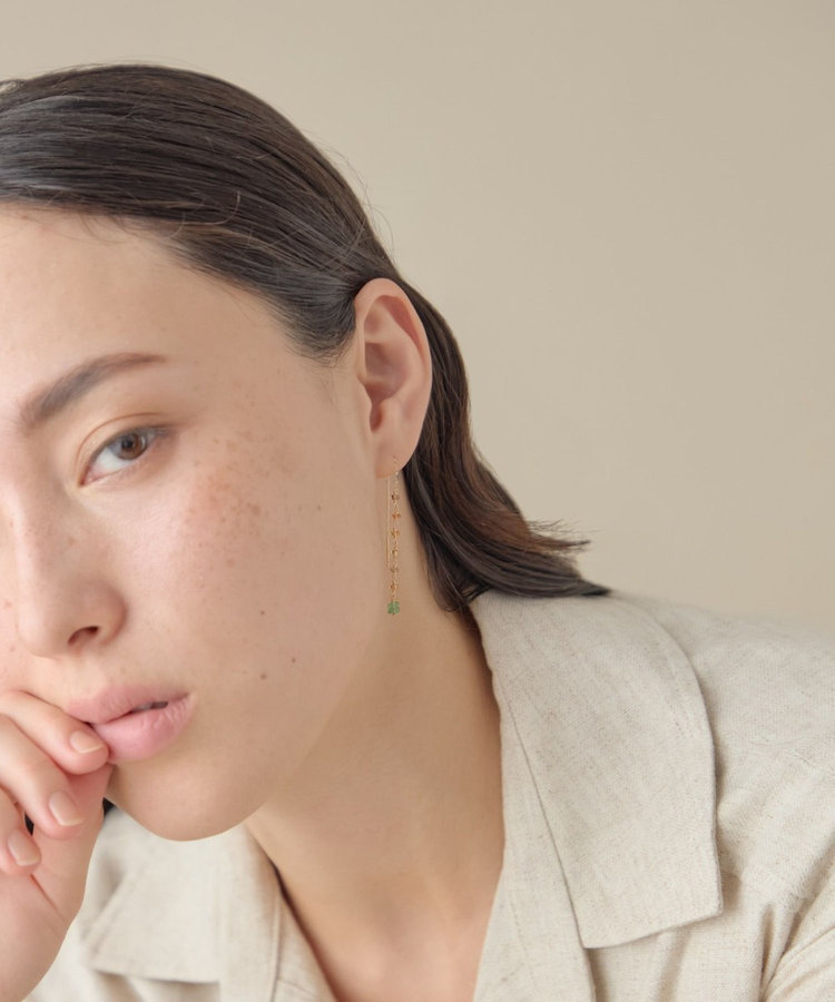 インナージャーニー] K10YG サファイア/グリーンガーネット