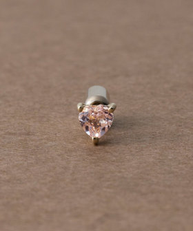 [ピース] K10YG モルガナイト ピアス