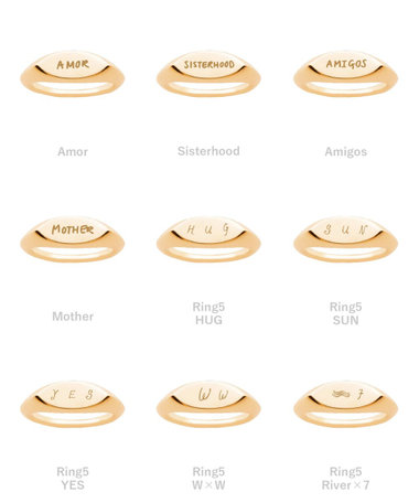 【受注生産】[シグネチャー] シグネットリング/ Marquis イエローゴールド