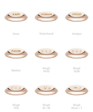 【受注生産】[シグネチャー] シグネットリング/ Marquis ロウブラウンゴールド