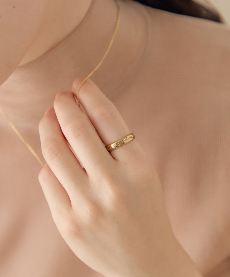 ete bijoux[ライフイズアジャーニー] メッセージリング ライフイズアジャーニー] メッセージリング（801013） ｜ women