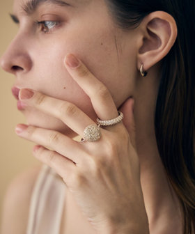 ブランドバッグ 人気ランキング2025 トーン] ビジュー ハロー リング（802023） ｜ women アクセサリー