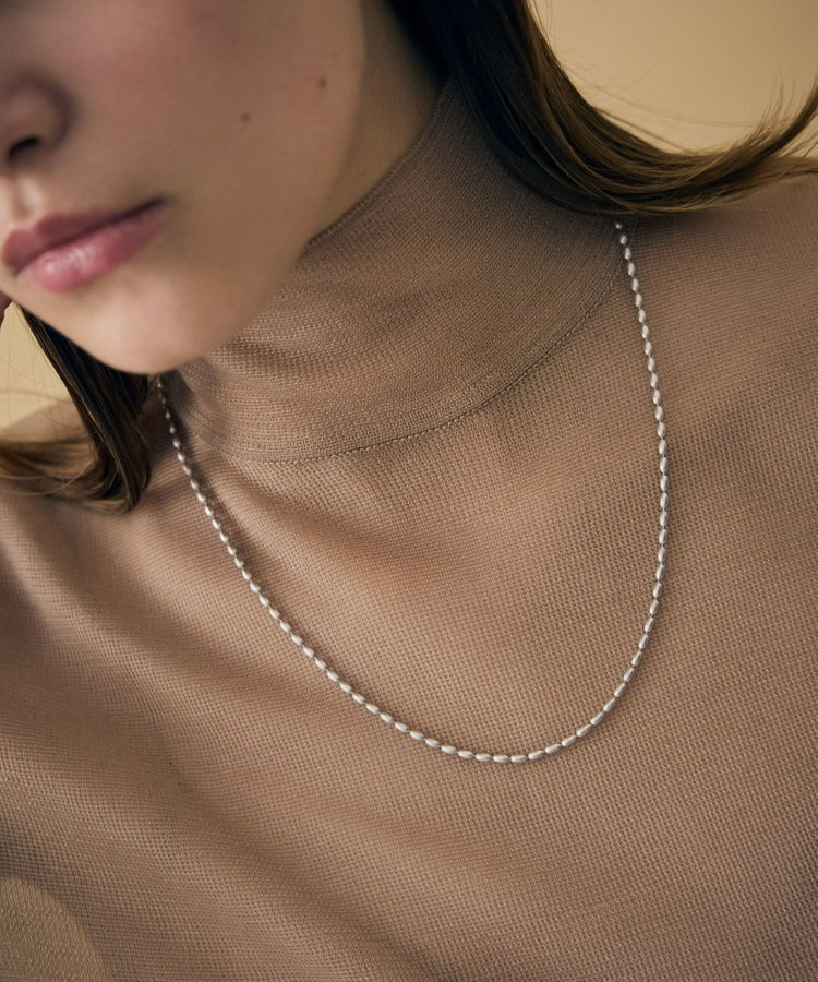 ete ネックレス ボールチェーン ユニセックス ギフト ★国内発送 受注生産】K18YG シグネチャー カットボールチェーン 60cm