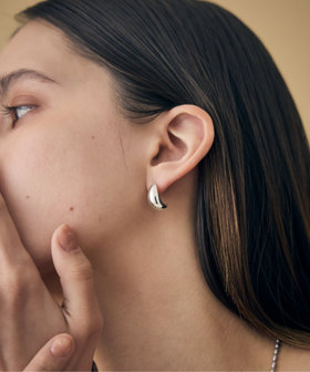 ete エテ ピアス 箱付き　フローレット　ネイビー 楽天市場】フローレット ネイビー ピアス ete エテ アクセサリー