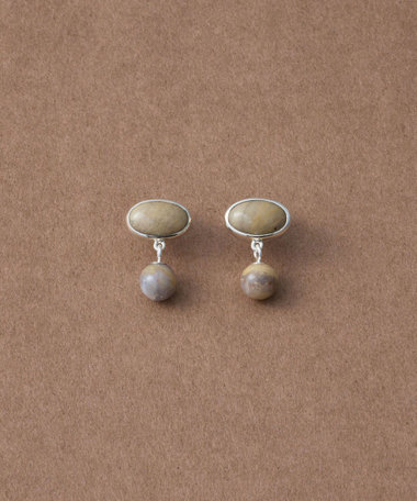 [スフィア] アゲート ピアス