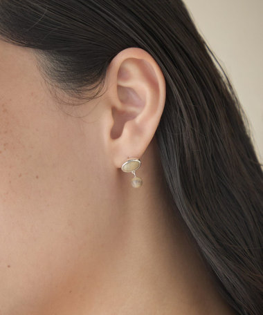 [スフィア] アゲート ピアス