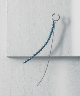 ALL BLUES☆Strawイヤリング ペア シルバー【関税送料込】 Color Pearl 3way Blue Earring / Single(504208)|men(メンズ