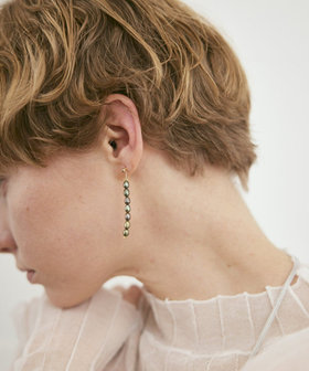 Color Pearl 2way Kahki-Graysh Perple Pierce / Single（507104