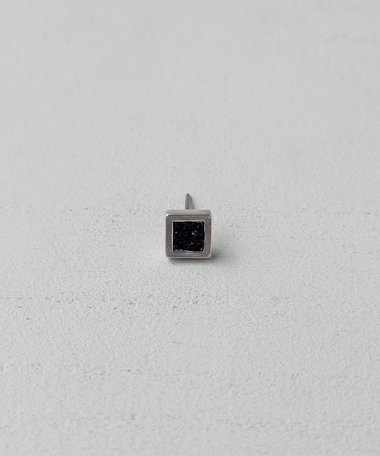 Deep Sea Blue Sqare Pierce/Single