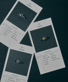 Minimum Circle Black-Gray Diamond Ring