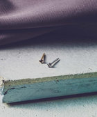 Grayscale Black-Gray Diamond Pierce / Single