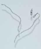 Cable Chain Long Charm Pierce
